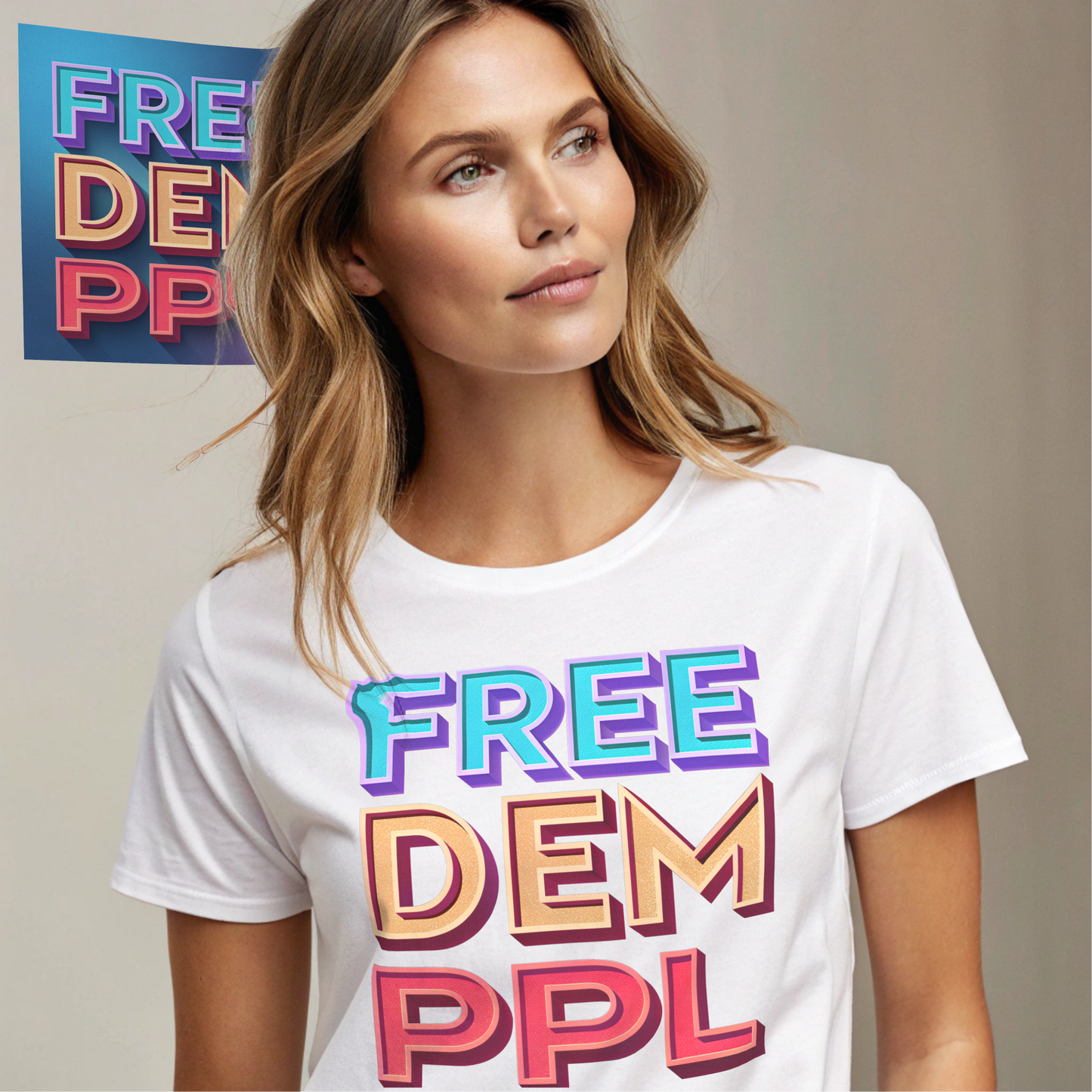 FREE DEM Ppl Tee